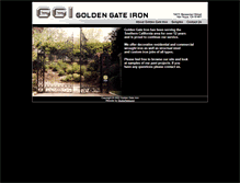 Tablet Screenshot of goldengateiron.com